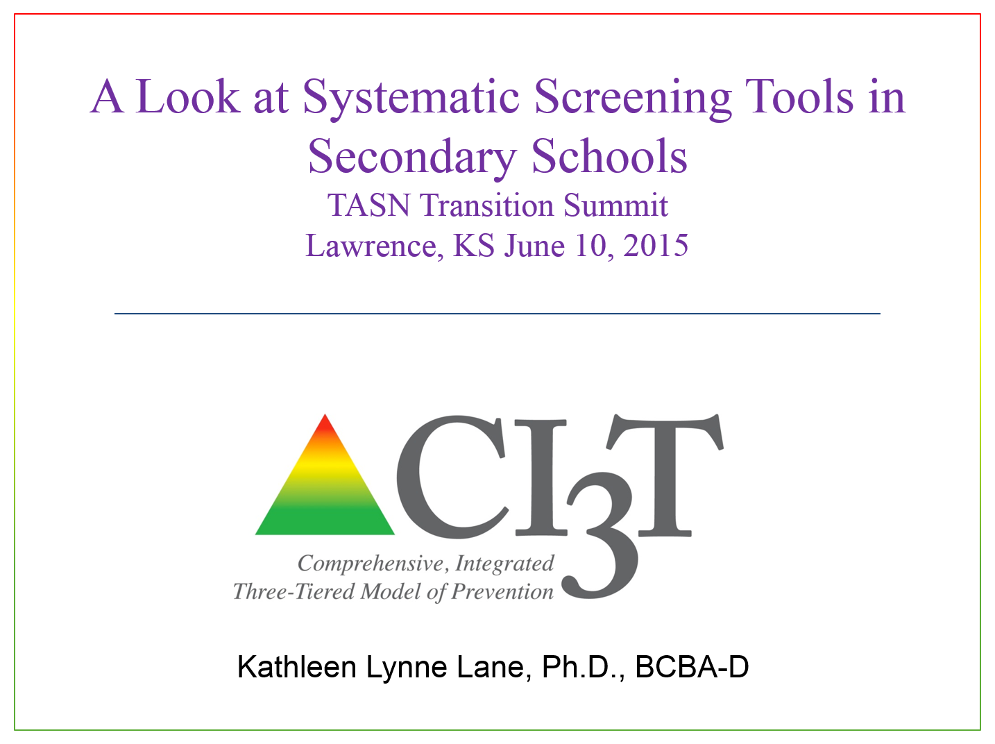 a look at systematic screening tools in secondary schools