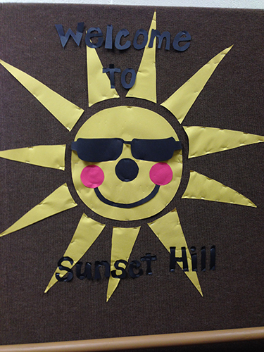 Sunset Hill Sun Sign