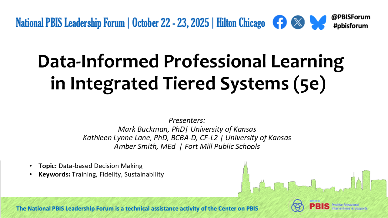 PBIS Leadership Forum Presentation