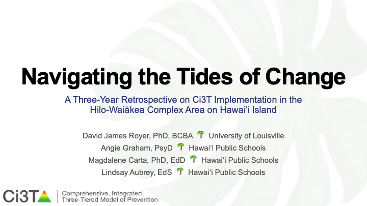 TECBD Hawaii Presentation
