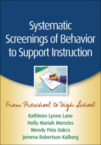 Systematic Screenings of Behavior to Support Instruction book cover