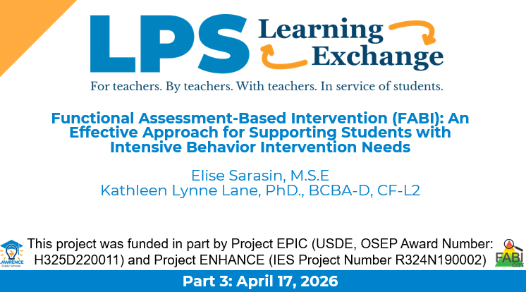 LPS Learning Exchange Session 3